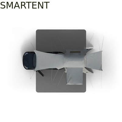 660*290*180CM Einfache Einrichtung Khaki 210D Ocford Aufblasbare Tesla Campingzelt 4 Saison Schutz mit Rainfly fournisseur