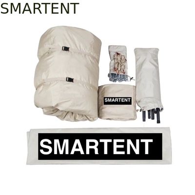 660*290*180CM Einfache Einrichtung Khaki 210D Ocford Aufblasbare Tesla Campingzelt 4 Saison Schutz mit Rainfly fournisseur