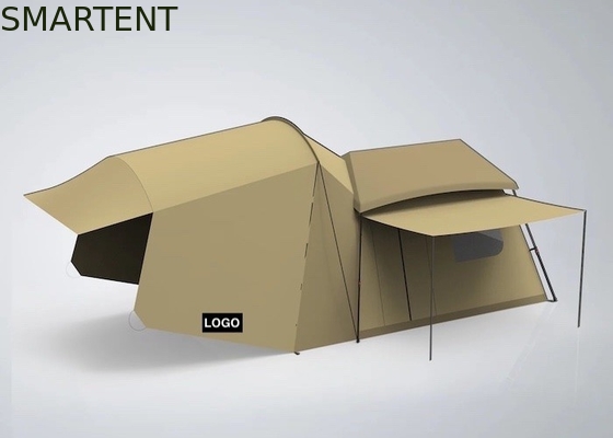 Leichtgewichtiges beschichtetes Polyester PoFiberglass Campingzelt für Tesla 3 Jahreszeiten Wasserdichtes Graumodell Schnelle Einrichtung in 10 Minuten fournisseur