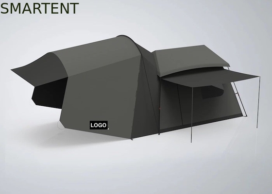 Leichtgewichtiges beschichtetes Polyester PoFiberglass Campingzelt für Tesla 3 Jahreszeiten Wasserdichtes Graumodell Schnelle Einrichtung in 10 Minuten fournisseur
