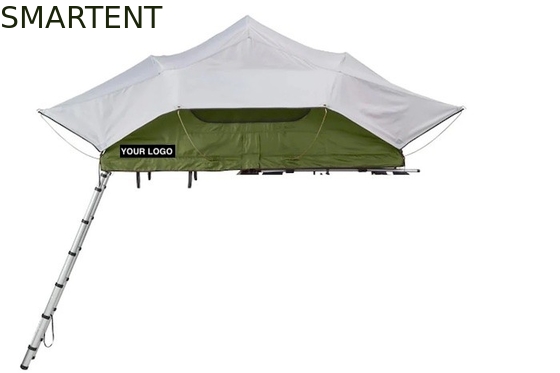 56*96*48'Inch Doppelfarbiger Heaty Duty Aluminiumrahmen Wasserdicht 600D Ripstop Polyester Tesla Dach Camping Zelt fournisseur
