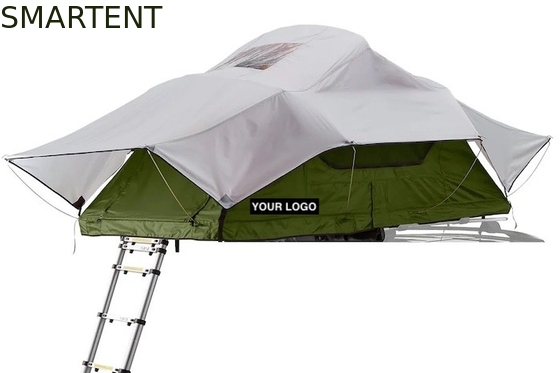 56*96*48'Inch Doppelfarbiger Heaty Duty Aluminiumrahmen Wasserdicht 600D Ripstop Polyester Tesla Dach Camping Zelt fournisseur
