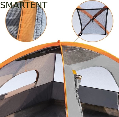 4 Personen 2.74*2.13*1.22M Ultraleicht 3-Saison Glamping Zelte Glasfaser Aluminium oder Stahl Pole 1,5-2,5m hoch fournisseur