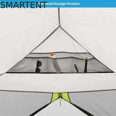 350*300*210CM Graue wasserdichte Marke Pop Up Campingzelte mit DAP Lieferfrist und Lüftungsnetzfenster fournisseur