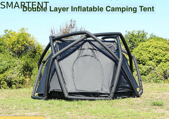 300*270*170 cm Schwarz, wasserdicht, 210T Luxus, aufblasbar, Doppelschicht, Queen-Zelt mit aufblasbarem Pool und UV-Schutz fournisseur