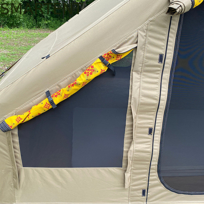 395*300*200CM wasserdichtes Khaki Oxford 600D PVC 4-8 Personen UV-beständiges Campingzelt zum Campen im Freien fournisseur