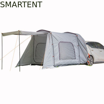 Besorgen 260*180*190CM wasserdicht PU2000MM beschichtet Grau 210D Polyester All-Season Familien-Dachzelt mit zwei Türen und Fenstern Online-Herstellung