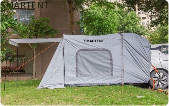 260*180*190CM wasserdicht PU2000MM beschichtet Grau 210D Polyester All-Season Familien-Dachzelt mit zwei Türen und Fenstern fournisseur