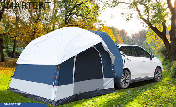 2 Personen 250*250*200CM Wasserdicht PU2000MM Beschichtet Blau 210D Polyester Außendachzelt SUV Pick-up Shelter fournisseur
