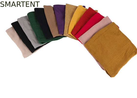 Doppelschicht Eco-Friendly Gelb RPET gestrickter Kragen Wärmer Auskleidung mit Samt fournisseur