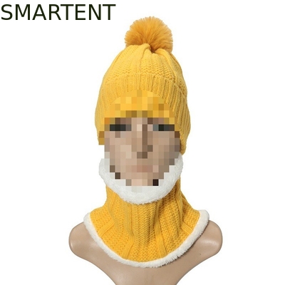 Outdoor Eco-Friendly Rpet 2Pcs Set Kids Beanie Kragen Wärmer Unterstützung Erneuerbare Marken Custom Fair Trade fournisseur