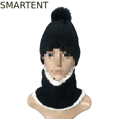 Outdoor Eco-Friendly Rpet 2Pcs Set Kids Beanie Kragen Wärmer Unterstützung Erneuerbare Marken Custom Fair Trade fournisseur