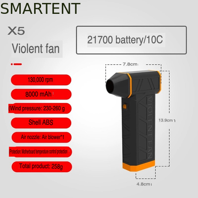 Wandern auf die nächste Stufe Portable Handheld Gewalttätige Ventilator Cool Camping Accessoires Metall Design fournisseur