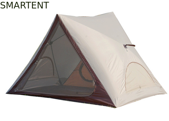150X200X130CM Outdoor Portable Wasserdicht PU2000MM Beschichtet 210T Polyester Dreiecksform Design Pop Up Camping Tent vollautomatisch Schnellöffnendes Stranddach fournisseur
