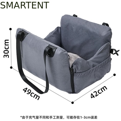 42*49*30CM Niedliche Haustierbedarf Grau Multifunktionale Auto-Airbag-Haustiernest Bequeme Reise Katze und Hund Haustierhandtasche fournisseur