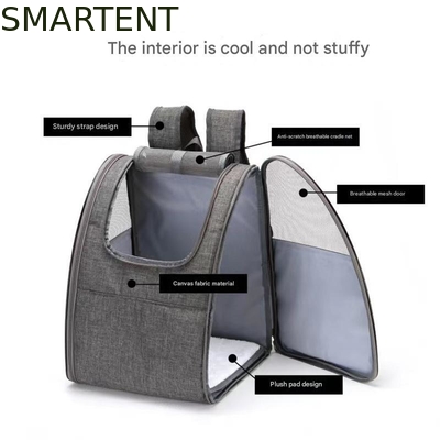 34*28*42cm Grauer Klappkoffer für Haustiere Weichgewebe Schöne Kitty Rucksack Süß/Spaß/Spielzeug Stil für perfekt fournisseur