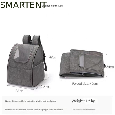 34*28*42cm Grauer Klappkoffer für Haustiere Weichgewebe Schöne Kitty Rucksack Süß/Spaß/Spielzeug Stil für perfekt fournisseur