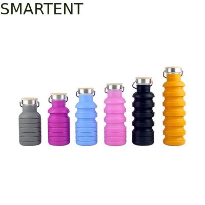 EEC Certified BPA Free Foldable Silicone Water Bottles For Active And Healthy Lifestyle fournisseur