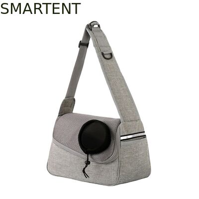 36*19*12CM Unisex Durable Washable Non toxic Lovely Durability Gray Oxford Pet Outing Shoulder Bag fournisseur