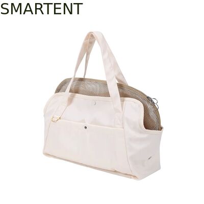Besorgen 41*16*35CM Outdoor Beige Polyesterfaser-Haustier-Reisetasche, faltbar, leicht, praktische Aufbewahrung, ideal für Tierbesitzer unterwegs Online-Herstellung
