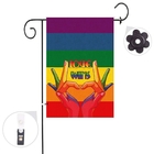 Wärmeübertragungs-kundenspezifischer Strand-Flaggen-Regenbogen homosexuelles Pride Garden Banner des Polyester-100D fournisseur