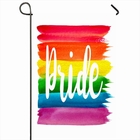Wärmeübertragungs-kundenspezifischer Strand-Flaggen-Regenbogen homosexuelles Pride Garden Banner des Polyester-100D fournisseur