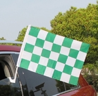Demonstrieren Sie Saugnapf der Automobilsportfahnen Polyester-Selbstflaggen-Fahnen-12x18inch fournisseur