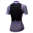 Weibliches Mountainbike-Reiten Jersey sleeved kurz Radfahrenkies Jersey fournisseur