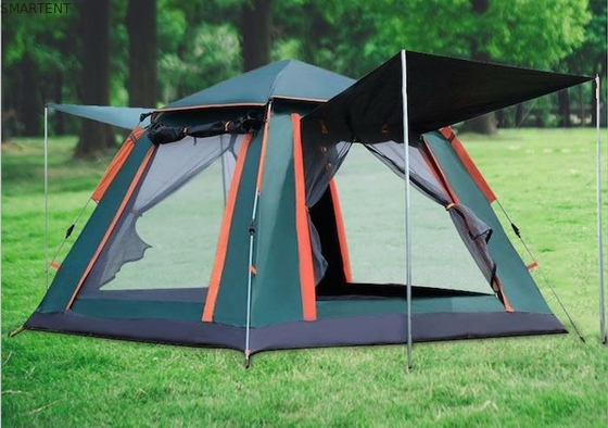 Außen 205*205*135cm Grün PU2000MM 210T Polyester Wasserdichtes Automatisches Campingzelt fournisseur