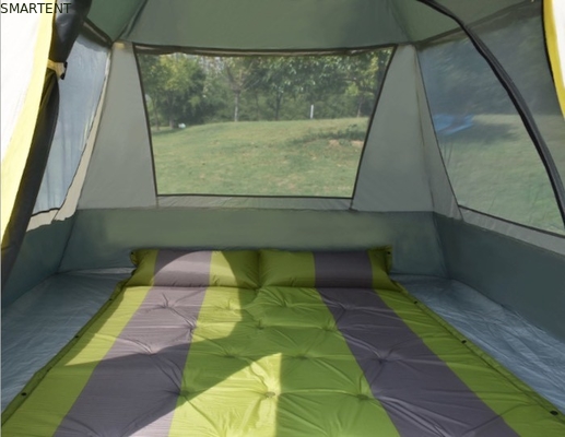 210*210*145CM Grau Wasserdicht Beschichtet 190T Polyester Automatisches Outdoor Camping Zelte Pop Up Sun Shade Zelt Silber PU2000MM fournisseur