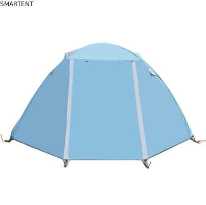 Campingzelt im Freien 210*180*130cm Orange Farbe 210D Polyester Ripstop PU2000mm Beschichtet für Schneefeld und Familienveranstaltung fournisseur