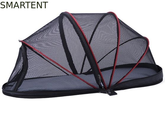 Besorgen Outdoor Portable Easy Up Klappbar 40X41X82CM Lüftung Nylon Mesh Gemütliches Hundezelt Schwarz Süßes Tierheim Online-Herstellung