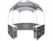 Die Werbung des Ereignis-Zelt-im Freien weißen Pulvers beschichtete Färbungs-Sublimations-Oxford-Kiosk-Stand fournisseur