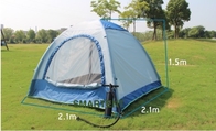 Aufblasbare Zelt-im Freien aufblasbares Luft-Hauben-Zelt-Blau 210X210X150cm TPU Pole fournisseur