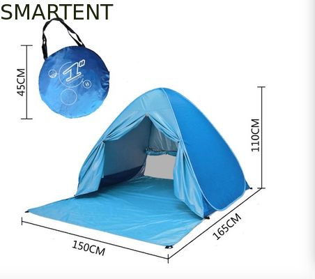 Besorgen Schutz des Polyester-190T Sun knallen oben Zelt-Schatten für Tür-Vorhang der Strand-Front-W Online-Herstellung