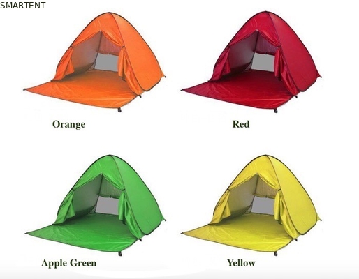 Outdoor-Campingzelt automatisches Pop-Up-Strandzelt Plus Größe Silber beschichtet 190T Polyester 165*200*130cm Sonnendicht mit UV 50 fournisseur