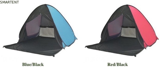 Outdoor-Campingzelt automatisches Pop-Up-Strandzelt Plus Größe Silber beschichtet 190T Polyester 165*200*130cm Sonnendicht mit UV 50 fournisseur
