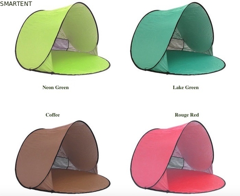 150*150*90cm Außenwasserdicht Pop Up Canopy Zelt Sonnendicht Silber beschichtet 190T Polyester automatischer Strandschutz fournisseur