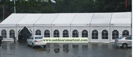 Besorgen Feuerbeständige weiße Festzelt 10x30 Gazebo-Überdachung mit Seitenwände PVC-Hochzeit H6XW7XL50M Online-Herstellung