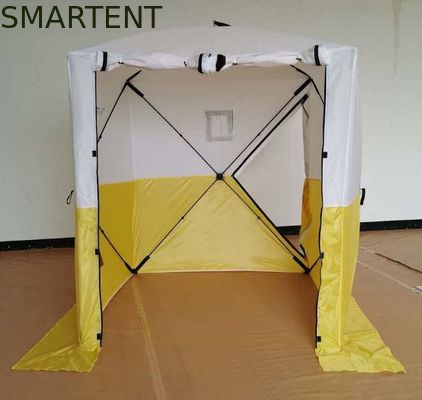 Besorgen 200*200*200MM Außen-Doppelfarbige wasserdichte PU-Beschichtung 200D-Polyester Oxford Klappfaserzellen Pop-Up-Arbeitszelte Online-Herstellung