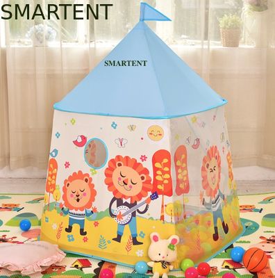 Besorgen Festival-kampierendes Spiel-Haus-Zelt im Freien faltbarer Drucklion pattern kids tepee Online-Herstellung