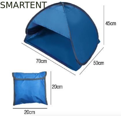 Besorgen Leichter faltbarer blauer Polyester Sun-Schutz der Campingzelt-190T im Freien knallen oben Zelt 70X50X45cm Online-Herstellung