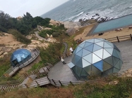 Luxuriöse Aluminiumrahmen-Ball-Glaskuppel-Zelt-Stern-Überdachung 3 Meter fournisseur
