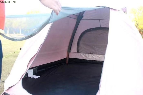 Camping Pink aufblasbares Pfahlzelt PU3000mm aufblasbares Campingzelt 3 Personen fournisseur