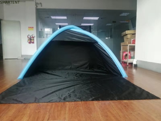 Schwarzes Polyester 190T 2 Mann Strand aufblasbares Campingzelt Blow Up Strandzelt fournisseur