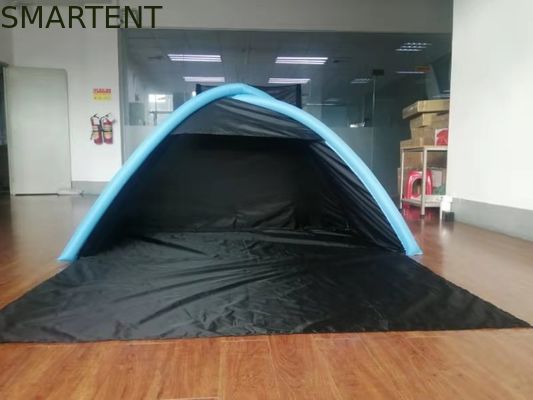 Besorgen Schwarzes Polyester 190T 2 Mann Strand aufblasbares Campingzelt Blow Up Strandzelt Online-Herstellung