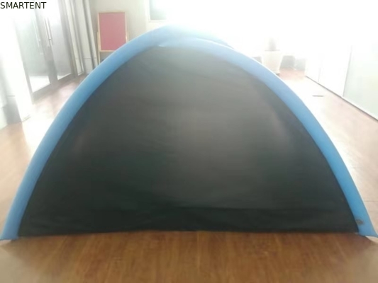 Schwarzes Polyester 190T 2 Mann Strand aufblasbares Campingzelt Blow Up Strandzelt fournisseur