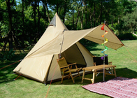 Weiße Baumwollsegeltuch-Campingzelt-im Freien indisches Tipi Yurt-Zelt 320X260X200CM fournisseur