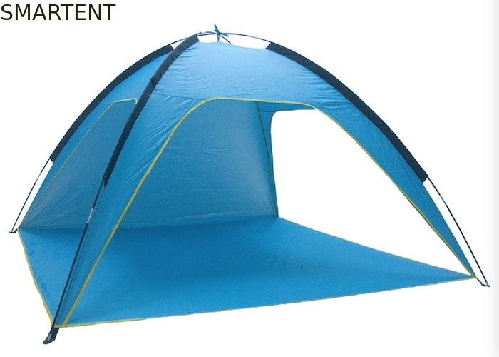 Blausilber beschichtet für 4 Personen 210*210*130CM Polyester Strandtanz Außencampingzelte mit UV-Wasserdichtheit fournisseur