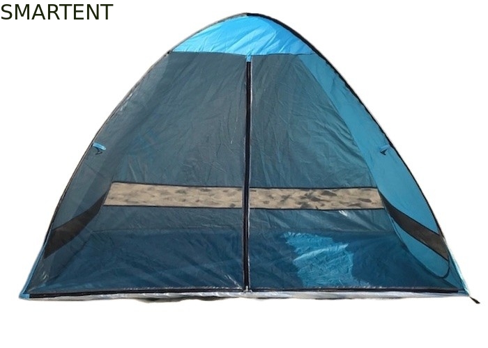 210*120*130cm Blau Silber beschichtet Polyester Outdoor Camping Beach Pop Up Zelte fournisseur